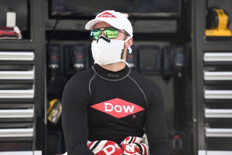 DOVER, DELAWARE - AUGUST 22: Austin Dillon, driver of the #3 Dow/Behr Ultra Scuff Defense Chevrolet, waits on the grid prior to the NASCAR Cup Series Drydene 311 at Dover International Speedway on August 22, 2020 in Dover, Delaware. (Photo by Jared C. Tilton/Getty Images) | Getty Images