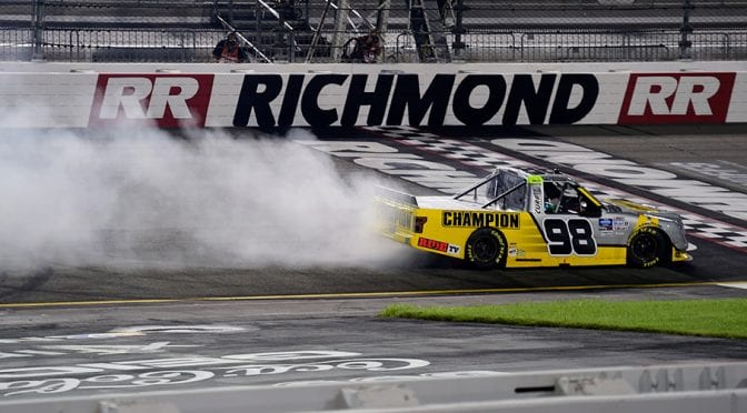 Featured Image for Enfinger wins Gander Trucks regular-season finale at Richmond Raceway