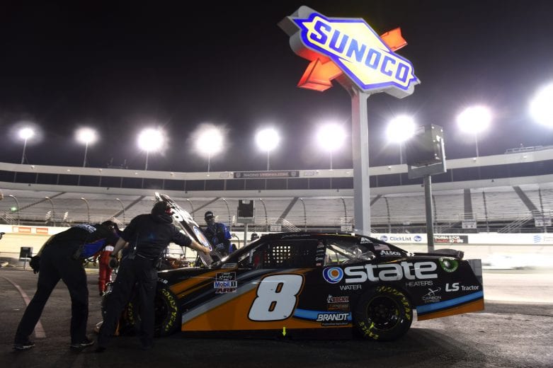 RICHMOND, VIRGINIA - SEPTEMBER 11: Jeb Burton, driver of the #8 State Water Heaters Chevrolet, pits during the NASCAR Xfinity Series Go Bowling 250 at Richmond Raceway on September 11, 2020 in Richmond, Virginia. (Photo by Jared C. Tilton/Getty Images) | Getty Images
