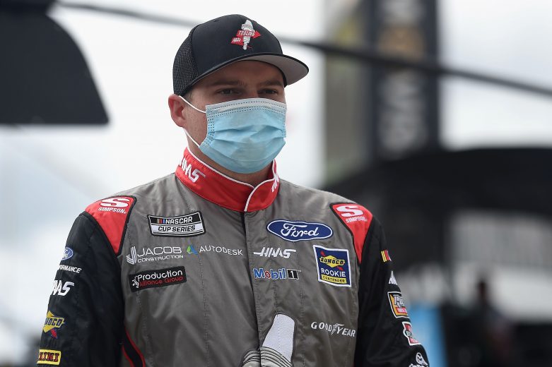 LONG POND, PENNSYLVANIA - JUNE 27: Cole Custer, driver of the #41 HaasTooling.com Ford, waits on the grid prior to the NASCAR Cup Series Pocono Organics 325 in partnership with Rodale Institute at Pocono Raceway on June 27, 2020 in Long Pond, Pennsylvania. (Photo by Jared C. Tilton/Getty Images) | Getty Images
