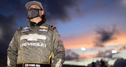 RICHMOND, VIRGINIA - SEPTEMBER 10: Sheldon Creed, driver of the #2 Chevy Accessories Chevrolet, waits on the grid prior to the NASCAR Gander Outdoors Truck Series ToyotaCare 250 at Richmond Raceway on September 10, 2020 in Richmond, Virginia. (Photo by Jared C. Tilton/Getty Images) | Getty Images