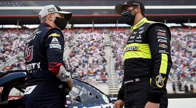 Featured image for Bowyer advances at Bristol; Custer, Byron, Blaney, DiBenedetto ousted from playoffs