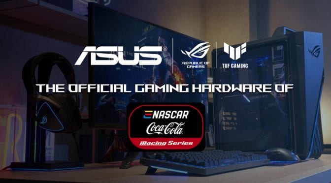 eNASCAR, ASUS announce new gaming hardware partnership