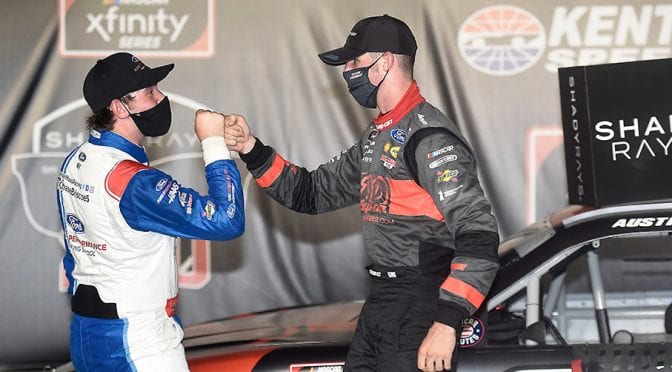 Featured Image for Briscoe, Cindric immersed in Xfinity title chase with uncertainty of ’21 taking backseat