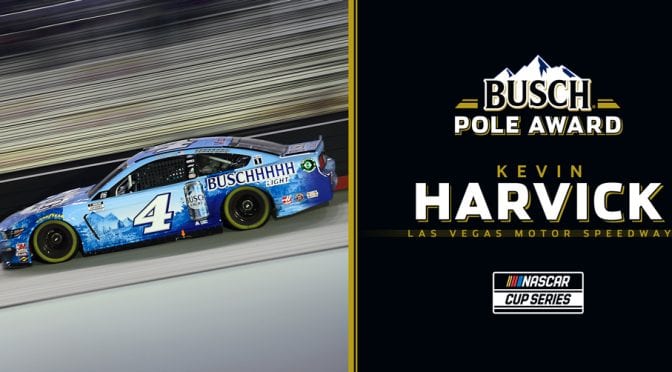 Kevin Harvick wins Busch Pole Award for playoff race at Las Vegas