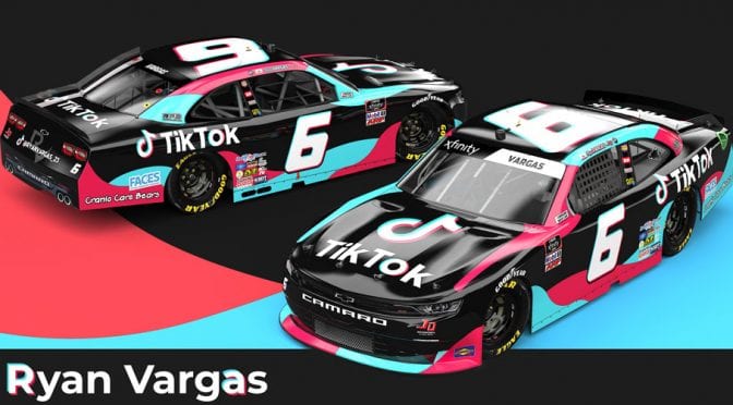 TikTok breaks into NASCAR, partners with Vargas, JD Motorsports for remainder of 2020 season