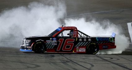 Austin Hill Las Vegas win burnout