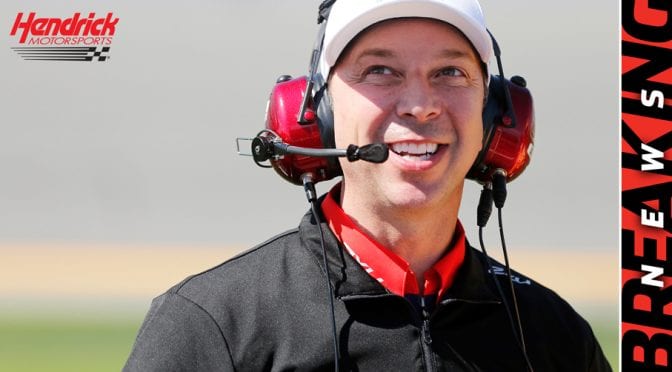 Featured Image for Hendrick Motorsports promotes Knaus, who will leave crew-chief role after 2020