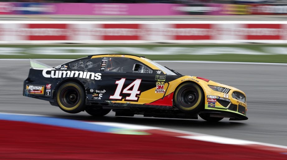 CHARLOTTE, NORTH CAROLINA - SEPTEMBER 29: Clint Bowyer, driver of the #14 Rush/Cummins Ford, races during the Monster Energy NASCAR Cup Series Bank of America ROVAL 400 at Charlotte Motor Speedway on September 29, 2019 in Charlotte, North Carolina. (Photo by Brian Lawdermilk/Getty Images) | Getty Images