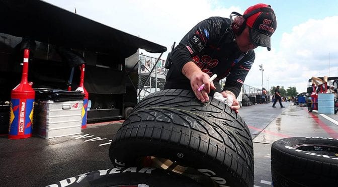 The part of racing in the rain: Procedures, rain-tire info for damp forecast at Roval