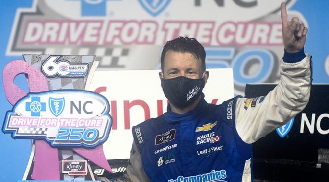 Featured Image for Allmendinger repeats at Charlotte Roval in rain-soaked overtime finish
