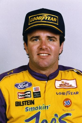 1994: Hut Strickin raced on the NASCAR Cup circuit during the year in Fords owned by Travis Carter and were sponsored by Camel Cigarettes. (Photo by ISC Images & Archives via Getty Images)