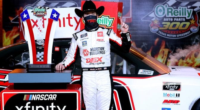 Spin and win: Burton bests Gragson on final lap to win at Texas