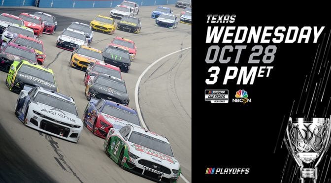 Persistent rain pushes resumption of Cup Series race at Texas to Wednesday