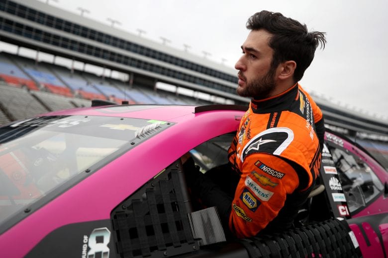 FORT WORTH, TEXAS - OCTOBER 28: Chase Elliott, driver of the #9 Hooters Give a Hoot Chevrolet, enters his car to start the NASCAR Cup Series Autotrader EchoPark Automotive 500 at Texas Motor Speedway on October 28, 2020 in Fort Worth, Texas. (Photo by Chris Graythen/Getty Images) | Getty Images