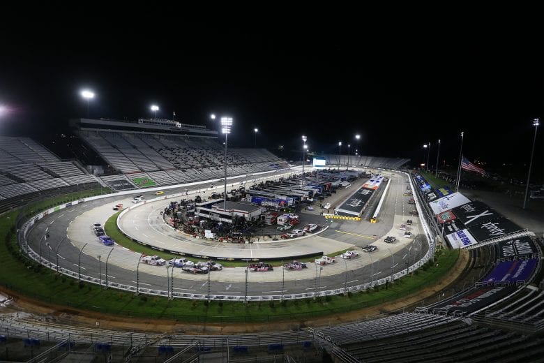 MARTINSVILLE, VIRGINIA - OCTOBER 30: A general view of the NASCAR Gander RV & Outdoors Truck Series NASCAR Hall of Fame 200 at Martinsville Speedway on October 30, 2020 in Martinsville, Virginia. (Photo by Brian Lawdermilk/Getty Images) | Getty Images