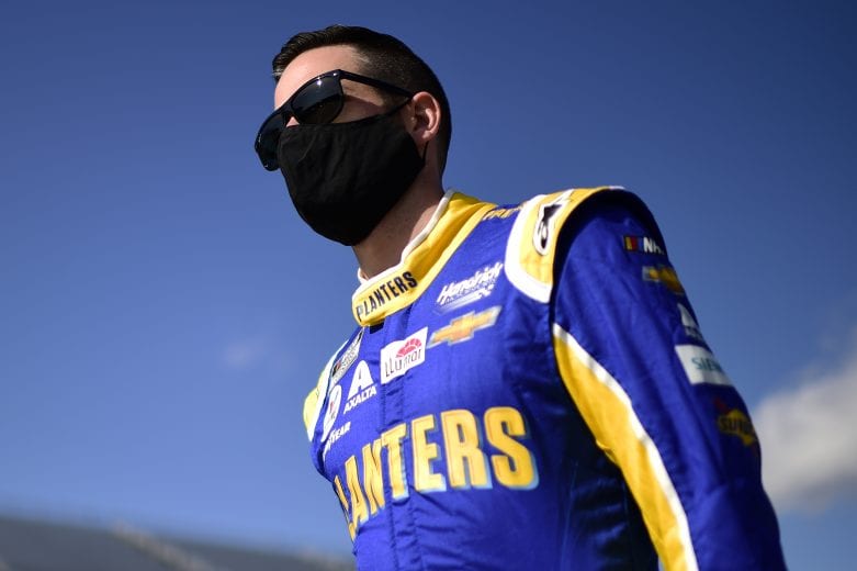 MARTINSVILLE, VIRGINIA - NOVEMBER 01: Alex Bowman, driver of the #88 ChevyGoods.com/TruckHero Chevrolet, walks the grid prior to the NASCAR Cup Series Xfinity 500 at Martinsville Speedway on November 01, 2020 in Martinsville, Virginia. (Photo by Jared C. Tilton/Getty Images) | Getty Images