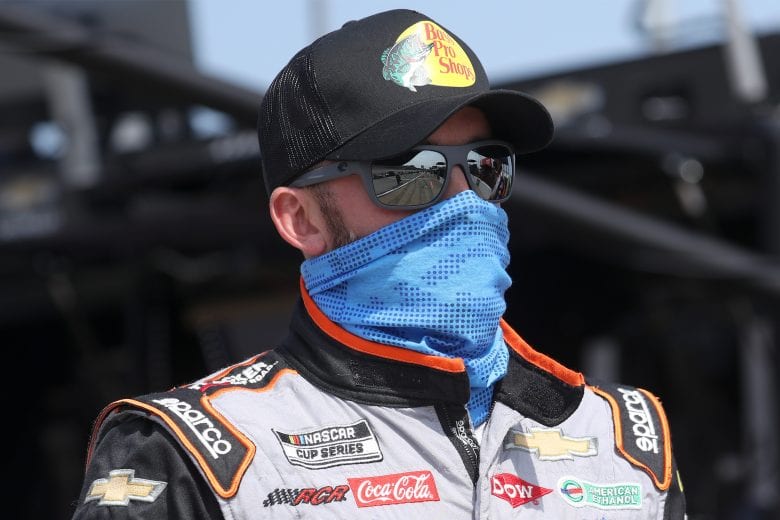 TALLADEGA, ALABAMA - OCTOBER 04: Austin Dillon, driver of the #3 Bass Pro Shops/Tracker Off Road Chevrolet, waits on the grid prior to the NASCAR Cup Series YellaWood 500 at Talladega Superspeedway on October 04, 2020 in Talladega, Alabama. (Photo by Chris Graythen/Getty Images) | Getty Images