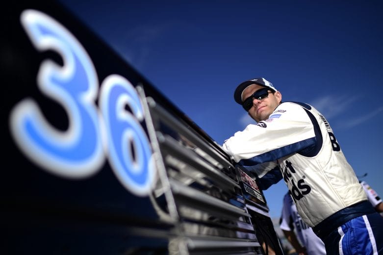 DAYTONA BEACH, FLORIDA - FEBRUARY 09: David Ragan, driver of the #36 Select Blinds Ford, stands on the grid during qualifying for the NASCAR Cup Series 62nd Annual Daytona 500 at Daytona International Speedway on February 09, 2020 in Daytona Beach, Florida. (Photo by Jared C. Tilton/Getty Images) | Getty Images