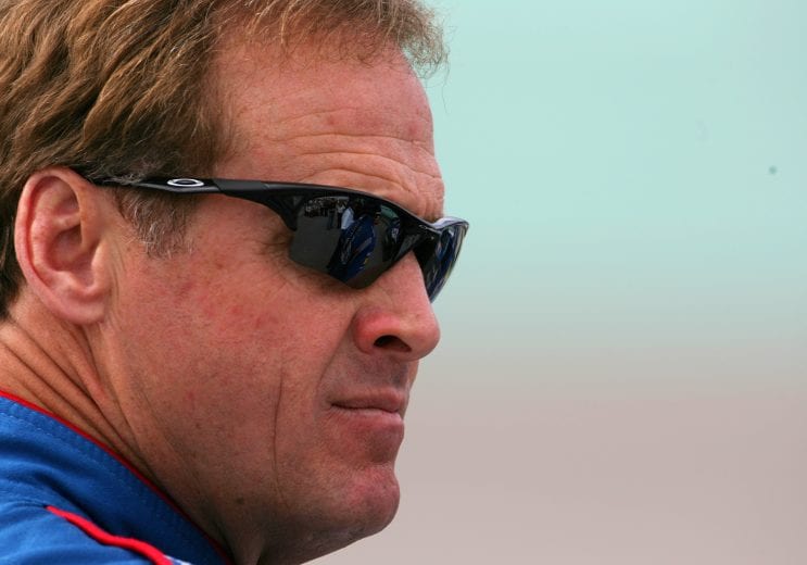 HOMESTEAD, FL - NOVEMBER 19:  Rusty Wallace, driver of the #2 Penske Racing Miller Lite Dodge during qualifying for the NASCAR Nextel Cup Ford 400 on November 19, 2005 at the Homestead-Miami Superspeedway in Homestead, Florida.  (Photo by Darrell Ingham/Getty Images) | Getty Images