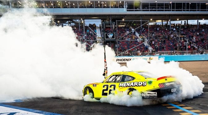 Austin Cindric pulls through in overtime to win Xfinity Series championship, season finale