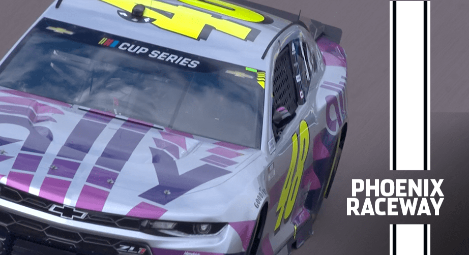 Jimmie Johnson Honored With Pace Lap At Phoenix Raceway Nascar