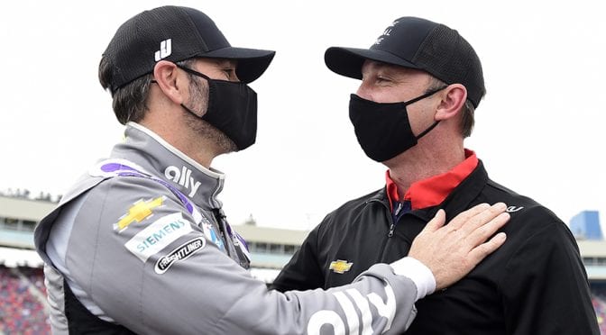 Featured image for Drivers, crew members share their send-offs for Jimmie Johnson