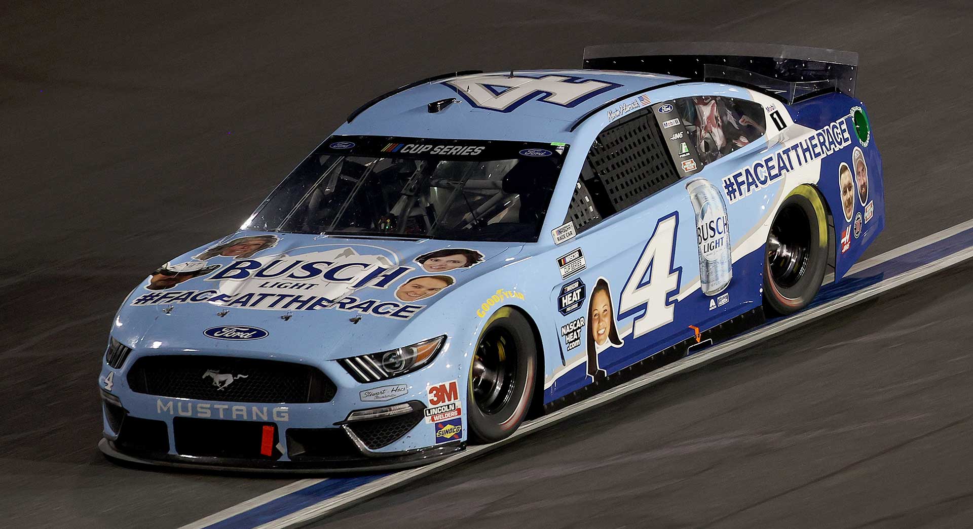 KEVIN HARVICK #4 Busch Light #BuschToTheMoon 2021 1/24 NASCAR moulé