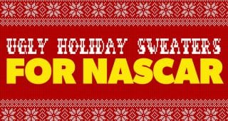@nascarcasm is in the ugly Christmas sweater spirit