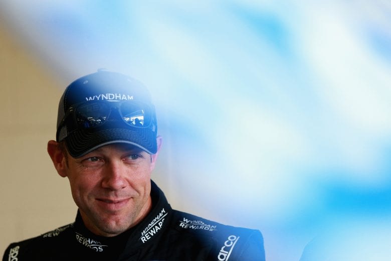KANSAS CITY, KS - MAY 11: Matt Kenseth, driver of the #6 Wyndham Rewards Ford, stands in the garage area during practice for the Monster Energy NASCAR Cup Series KC Masterpiece 400 at Kansas Speedway on May 11, 2018 in Kansas City, Kansas. (Photo by Sean Gardner/Getty Images) | Getty Images