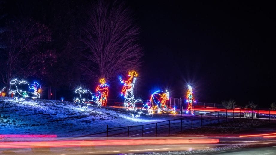 Holiday decorations light up NASCAR tracks NASCAR
