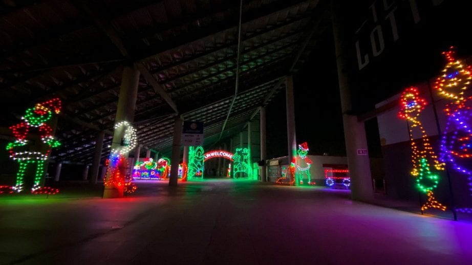 Holiday decorations light up NASCAR tracks NASCAR