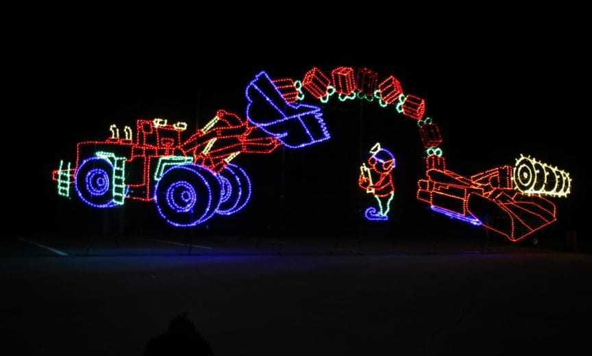 Holiday decorations light up NASCAR tracks NASCAR