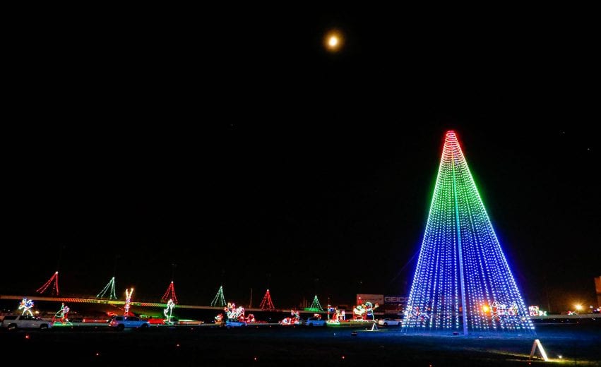 Holiday decorations light up NASCAR tracks NASCAR