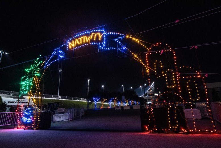 Holiday decorations light up NASCAR tracks NASCAR