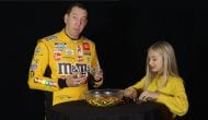 Busch, kid reporter square off over Skittles