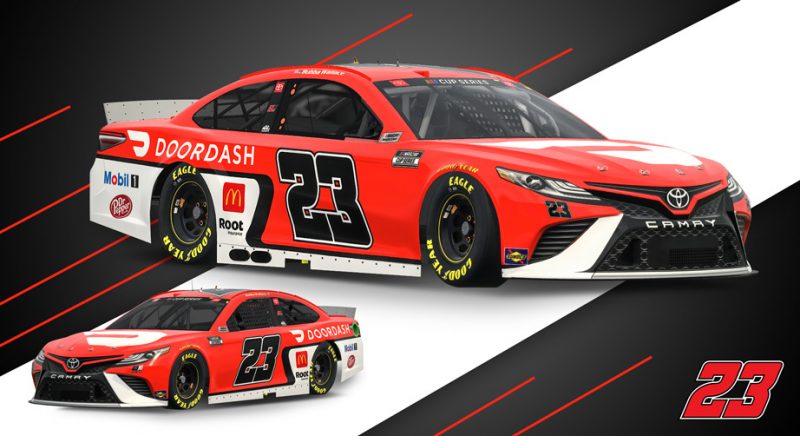 DoorDash, 23XI Racing reveal Bubba Wallace primary scheme | NASCAR