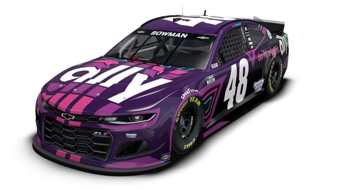 New-look Ally scheme for Alex Bowman, No. 48 Chevrolet
