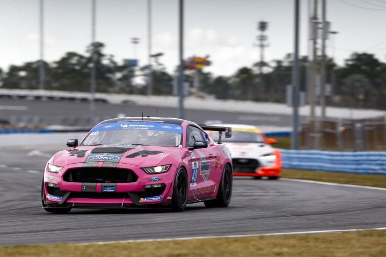 #40 PF Racing Ford Mustang GT4, GS: James Pesek, Chad McCumbee