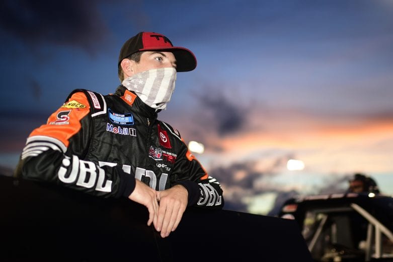 RICHMOND, VIRGINIA - SEPTEMBER 10: Chandler Smith, driver of the #51 JBL/Smith General Contracting Toyota, waits on the grid prior to during the NASCAR Gander Outdoors Truck Series ToyotaCare 250 at Richmond Raceway on September 10, 2020 in Richmond, Virginia. (Photo by Jared C. Tilton/Getty Images) | Getty Images