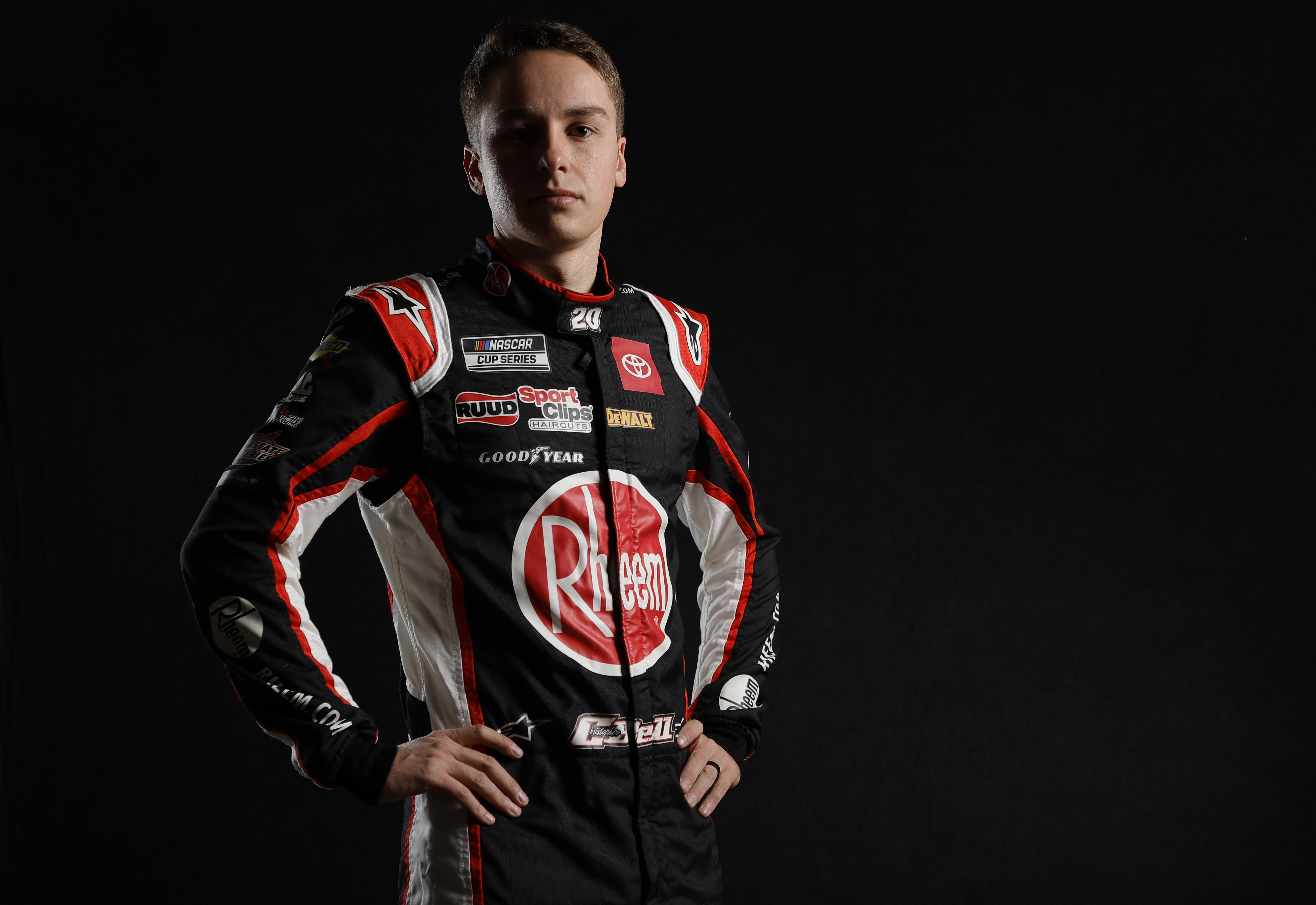 CHARLOTTE, NORTH CAROLINA - JANUARY 19: NASCAR driver Christopher Bell poses for a photo during the 2021 NASCAR Production Days at FOX Sports Studios on January 19, 2021 in Charlotte, North Carolina. (Photo by Jared C. Tilton/Getty Images) | Getty Images