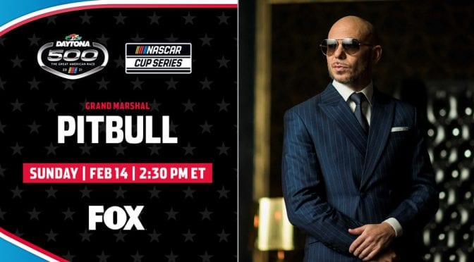 Featured Image for Pitbull to serve as Grand Marshal for 63rd Annual Daytona 500