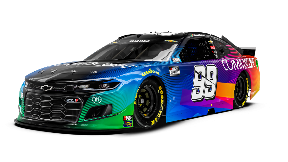 Daniel Suarez's Trackhouse Racing Team paint schemes NASCAR