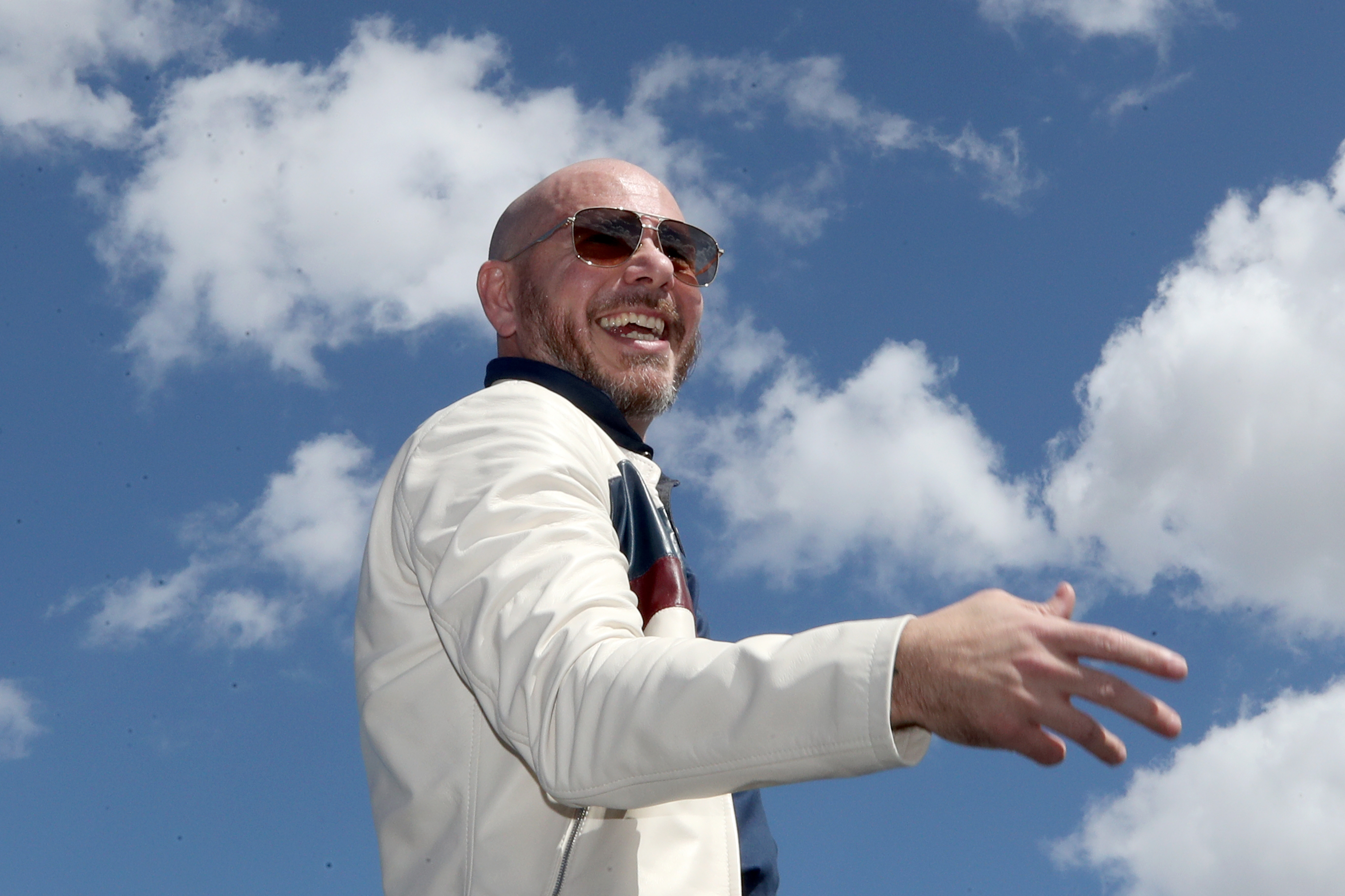 AVONDALE, ARIZONA - MARCH 08: Rapper Pitbull performs prior to the NASCAR Cup Series FanShield 500 at Phoenix Raceway on March 08, 2020 in Avondale, Arizona. (Photo by Christian Petersen/Getty Images) | Getty Images