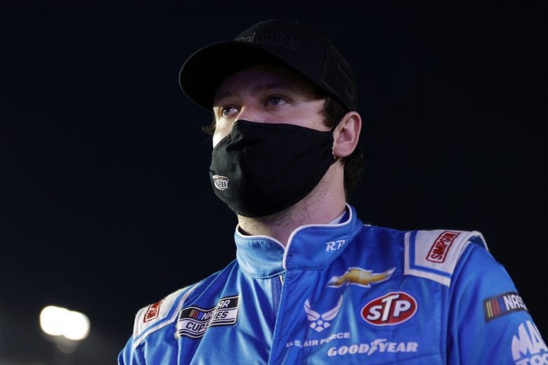 DAYTONA BEACH, FLORIDA - FEBRUARY 09: Erik Jones, driver of the #43 RP Funding Chevrolet, waits on the grid prior to the NASCAR Cup Series Busch Clash at Daytona at Daytona International Speedway on February 09, 2021 in Daytona Beach, Florida. (Photo by Jared C. Tilton/Getty Images) | Getty Images
