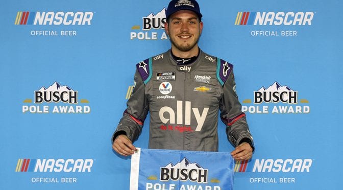 Featured Image for Bowman wins Busch Pole Qualifying award for Daytona 500; Hendrick teammate Byron locks in second spot