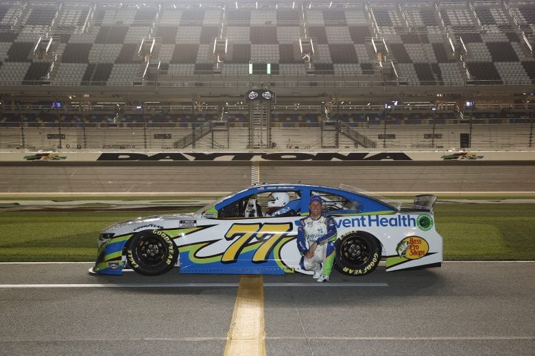 DAYTONA BEACH, FLORIDA - FEBRUARY 10: Jamie McMurray, driver of the #77 AdventHealth Chevrolet, poses for photos during qualifying for the NASCAR Cup Series 63rd Annual Daytona 500 at Daytona International Speedway on February 10, 2021 in Daytona Beach, Florida. (Photo by Jared C. Tilton/Getty Images) | Getty Images