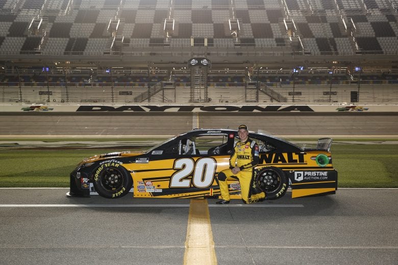 DAYTONA BEACH, FLORIDA - FEBRUARY 10: Christopher Bell, driver of the #20 DEWALT Toyota, poses for photos during qualifying for the NASCAR Cup Series 63rd Annual Daytona 500 at Daytona International Speedway on February 10, 2021 in Daytona Beach, Florida. (Photo by Jared C. Tilton/Getty Images) | Getty Images
