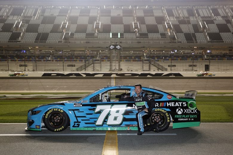 DAYTONA BEACH, FLORIDA - FEBRUARY 10: BJ McLeod, driver of the #78 NASCAR Heats Ford, poses for photos during qualifying for the NASCAR Cup Series 63rd Annual Daytona 500 at Daytona International Speedway on February 10, 2021 in Daytona Beach, Florida. (Photo by Jared C. Tilton/Getty Images) | Getty Images