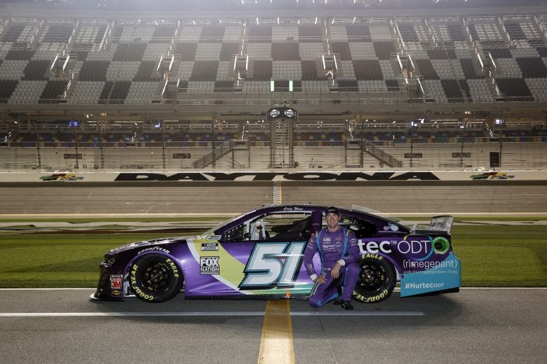 DAYTONA BEACH, FLORIDA - FEBRUARY 10: Cody Ware, driver of the #51 Nurtec ODT Chevrolet, poses for photos during qualifying for the NASCAR Cup Series 63rd Annual Daytona 500 at Daytona International Speedway on February 10, 2021 in Daytona Beach, Florida. (Photo by Jared C. Tilton/Getty Images) | Getty Images